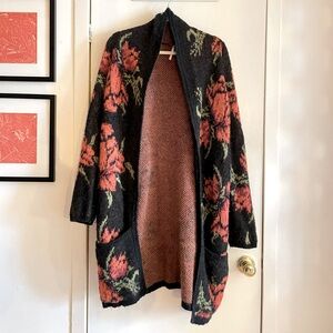 Free people floral cardigan